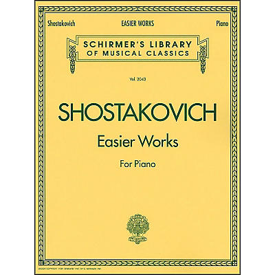 G. Schirmer Easier Works By Shostakovich