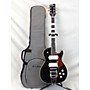 Used Airline Eastman Mercury Deluxe Solid Body Electric Guitar Black