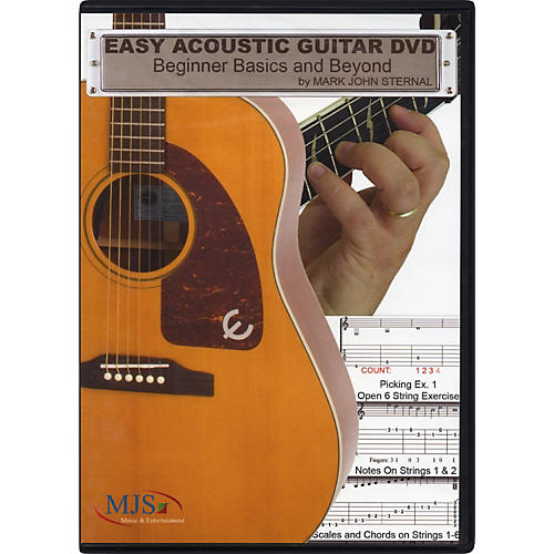 Easy Acoustic Guitar DVD: Beginner Basics and Beyond
