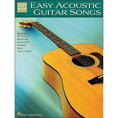 Hal Leonard Easy Acoustic Guitar Songs Easy Guitar Tab