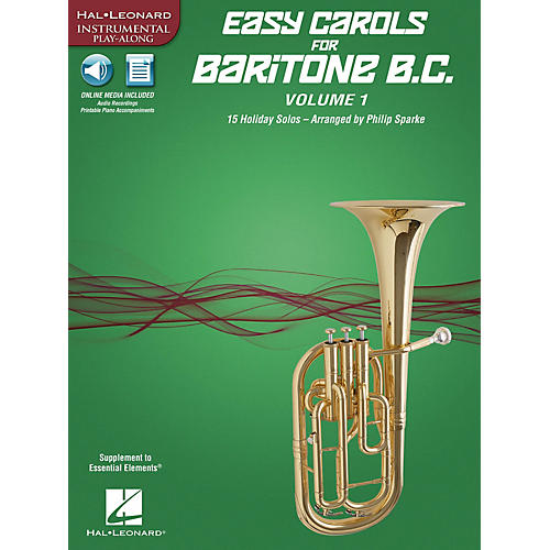 Easy Carols for Baritone B.C. - Vol. 1 Instrumental Folio Series Softcover Media Online