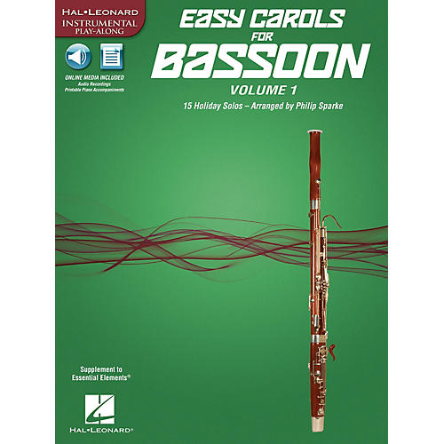 Easy Carols for Bassoon, Vol. 1 (15 Holiday Solos) Instrumental Folio Series Softcover Media Online