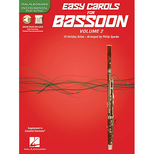 Easy Carols for Bassoon, Vol. 2 (15 Holiday Solos) Instrumental Folio Series Softcover Media Online