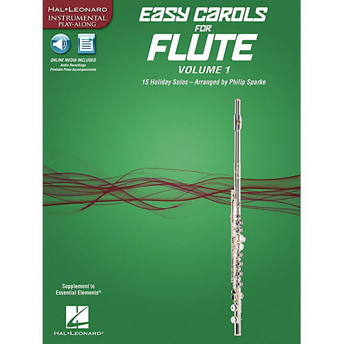 Easy Carols for Flute, Vol. 1 (15 Holiday Solos) Instrumental Folio Series Softcover Media Online