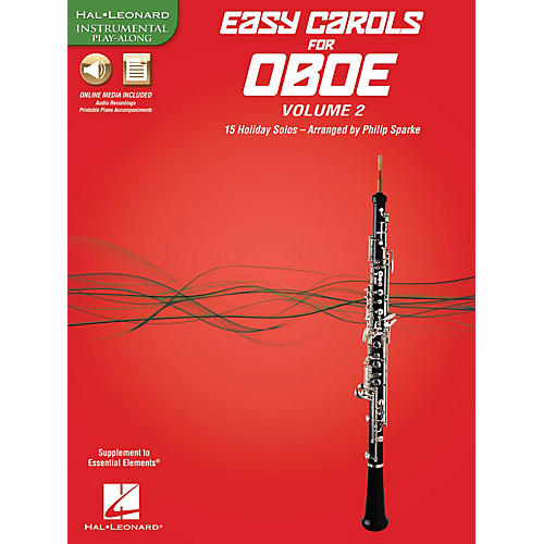 Easy Carols for Oboe, Vol. 2 (15 Holiday Solos) Instrumental Folio Series Book Media Online