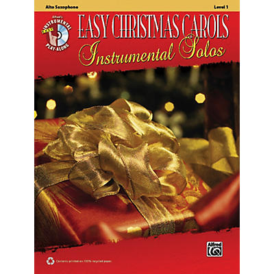 Alfred Easy Christmas Carols Instrumental Solos - Alto Sax (Book/Online Audio)
