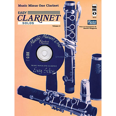 Music Minus One Easy Clarinet Solos, Vol. II - Student Level Music Minus One Series BK/CD