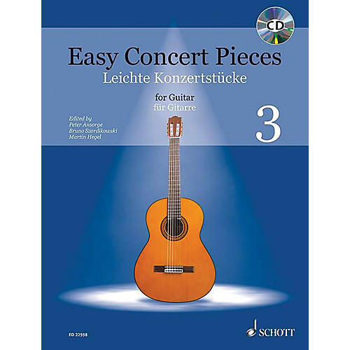 Schott Easy Concert Pieces for Guitar, Volume 3 Guitar Series Softcover with CD