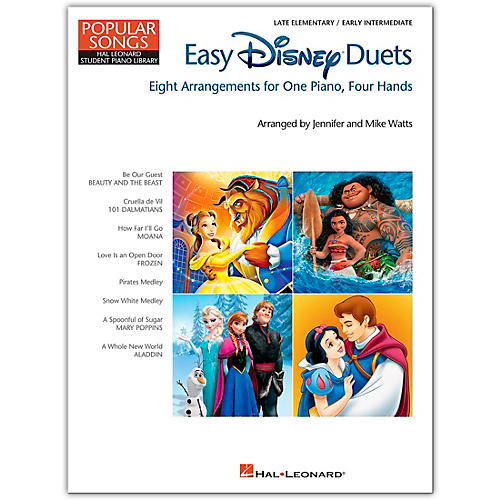 Hal Leonard Easy Disney Duets - Popular Songs Series Late Elementary/Early Intermediate Level