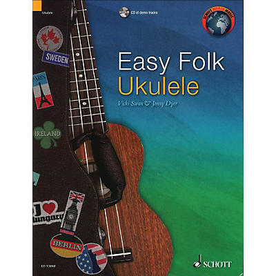 Schott Easy Folk Ukulele (29 Traditional Pieces) String Series Softcover with CD