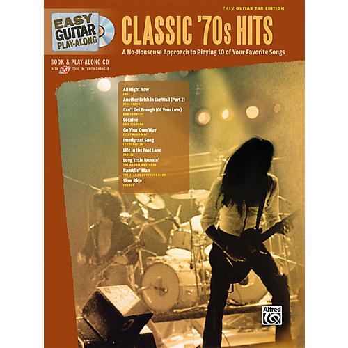 Easy Guitar Play-Along Classic '70s Hits Book & CD
