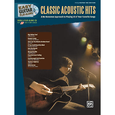 Alfred Easy Guitar Play-Along: Classic Acoustic Hits (Book/CD)