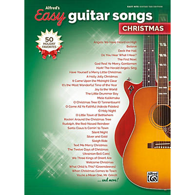 Alfred Easy Guitar Songs: Christmas Easy Hits Guitar TAB Songbook