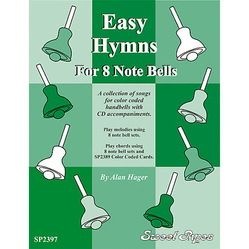 Rhythm Band Easy Hymns - 12 Hymns for 8 Note Handbells & Deskbells Book with CD