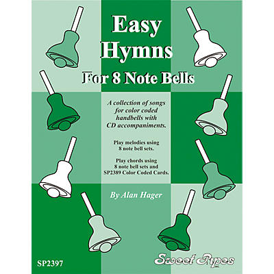 Rhythm Band Easy Hymns - 12 Hymns for 8-Note Handbells & Deskbells Book