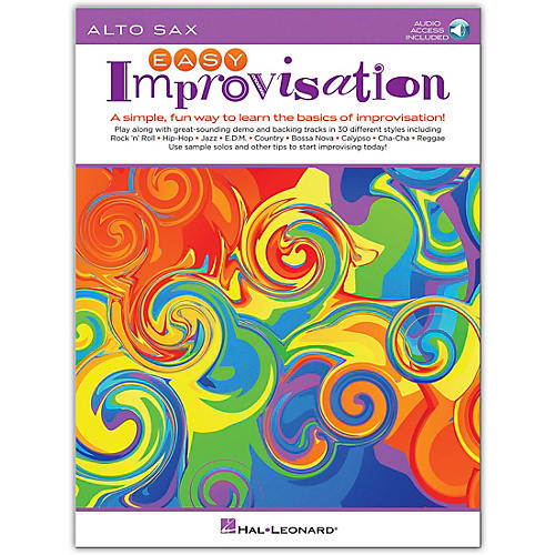 Hal Leonard Easy Improvisation for Alto Sax Book/Audio Online