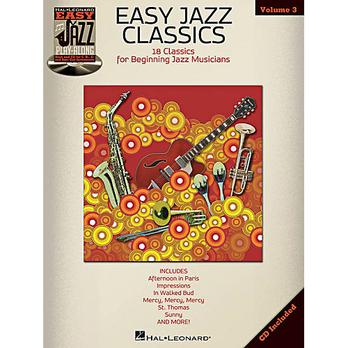 Hal Leonard Easy Jazz Classics - Easy Jazz Play-Along Vol. 3 Book/CD