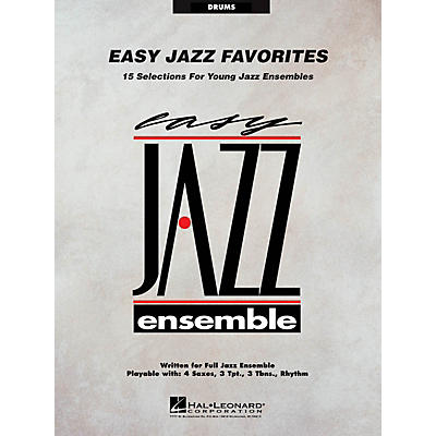 Hal Leonard Easy Jazz Favorites - Drums Jazz Band Level 2 Composed by Various