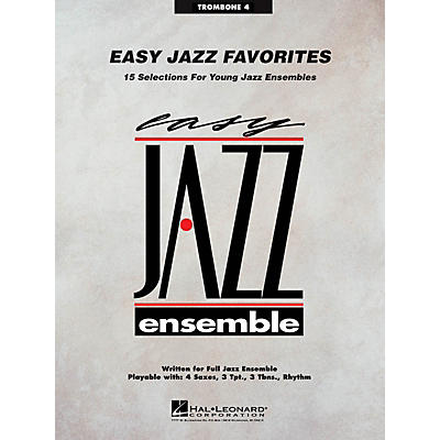 Hal Leonard Easy Jazz Favorites - Trombone 4 Jazz Band Level 2 Composed by Various