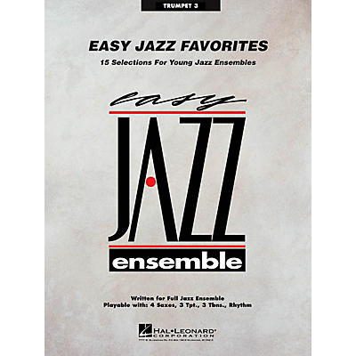 Hal Leonard Easy Jazz Favorites - Trumpet 3 Jazz Band Level 2 Composed by Various