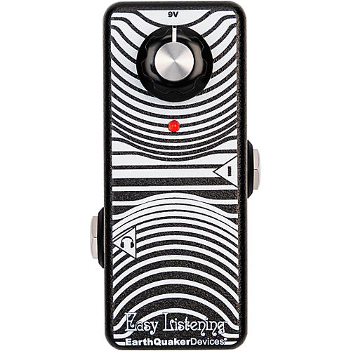 EarthQuaker Devices Easy Listening Analog Amp Simulator Pedal - Black and White