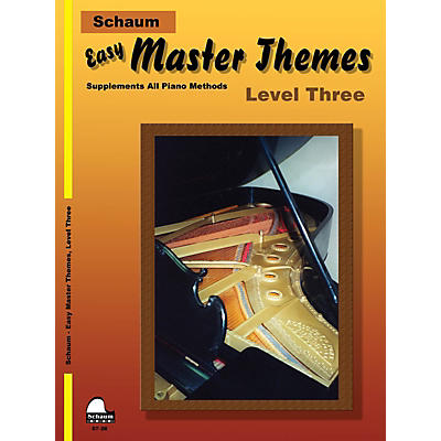 SCHAUM Easy Master Themes, Lev 3 Educational Piano Series Softcover