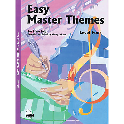 SCHAUM Easy Master Themes, Lev 4 Educational Piano Series Softcover