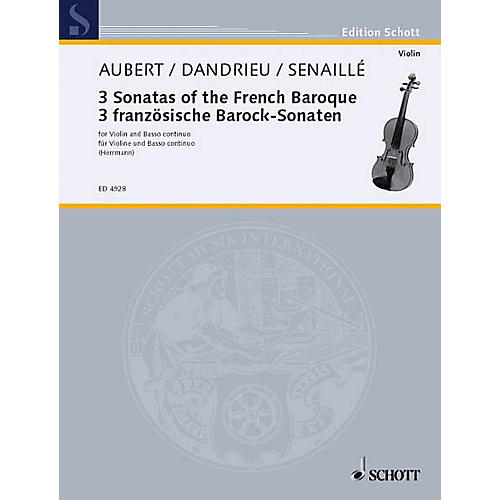 Schott Easy Old French Sonatas Vn/bc Schott Series