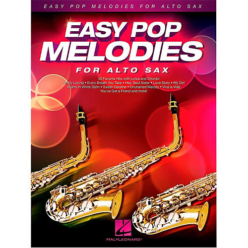 Hal Leonard Easy Pop Melodies For Alto Sax