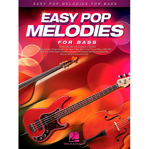 Hal Leonard Easy Pop Melodies For Bass