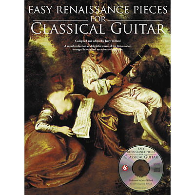 Music Sales Easy Renaissance Pieces For Classical Guitar (Book/CD)