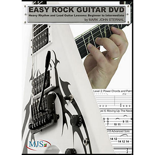 Easy Rock Guitar DVD: Heavy Rhythm and Lead Guitar Lessons: Beginner to Intermediate