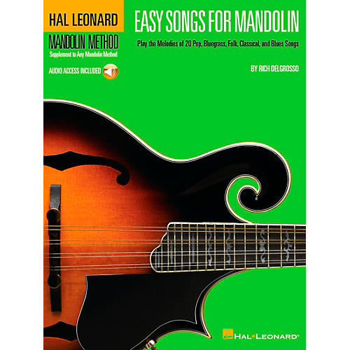 Hal Leonard Easy Songs For Mandolin Tab Book With Cd