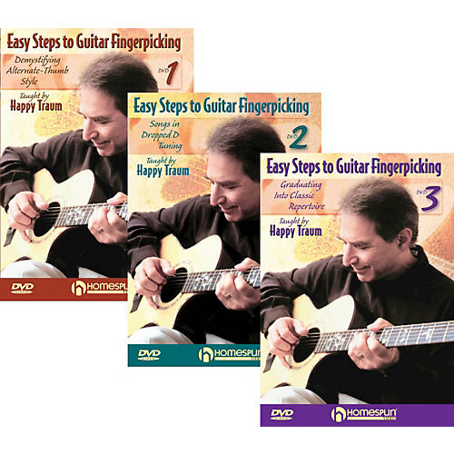 Easy Steps To Guitar Fingerpicking 1,2&3 (DVD)