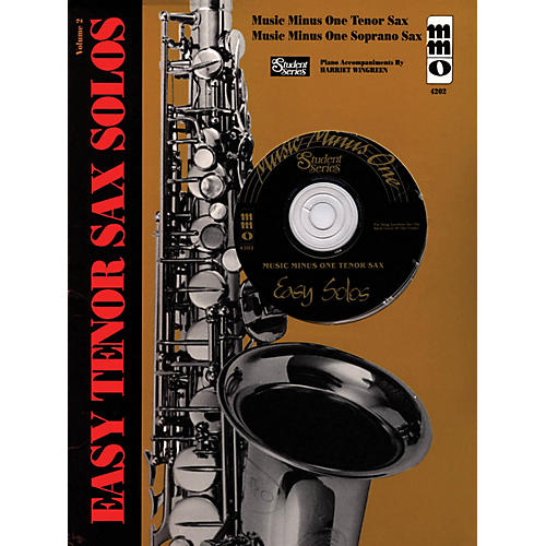 Easy Tenor Sax Solos - Volume 2 Music Minus One Series Book with CD