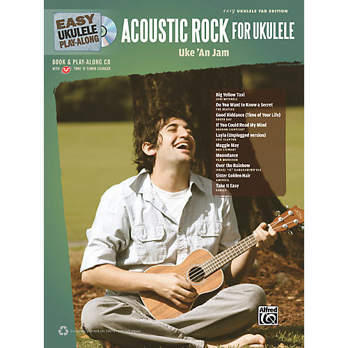Easy Ukulele Play-Along Acoustic Rock Book/CD