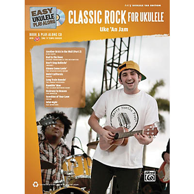 Alfred Easy Ukulele Play-Along Classic Rock Book & CD