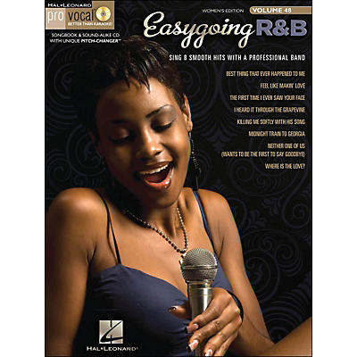 Hal Leonard Easygoing R&B Pro Vocal Songbook & CD for Female Singers Volume 48