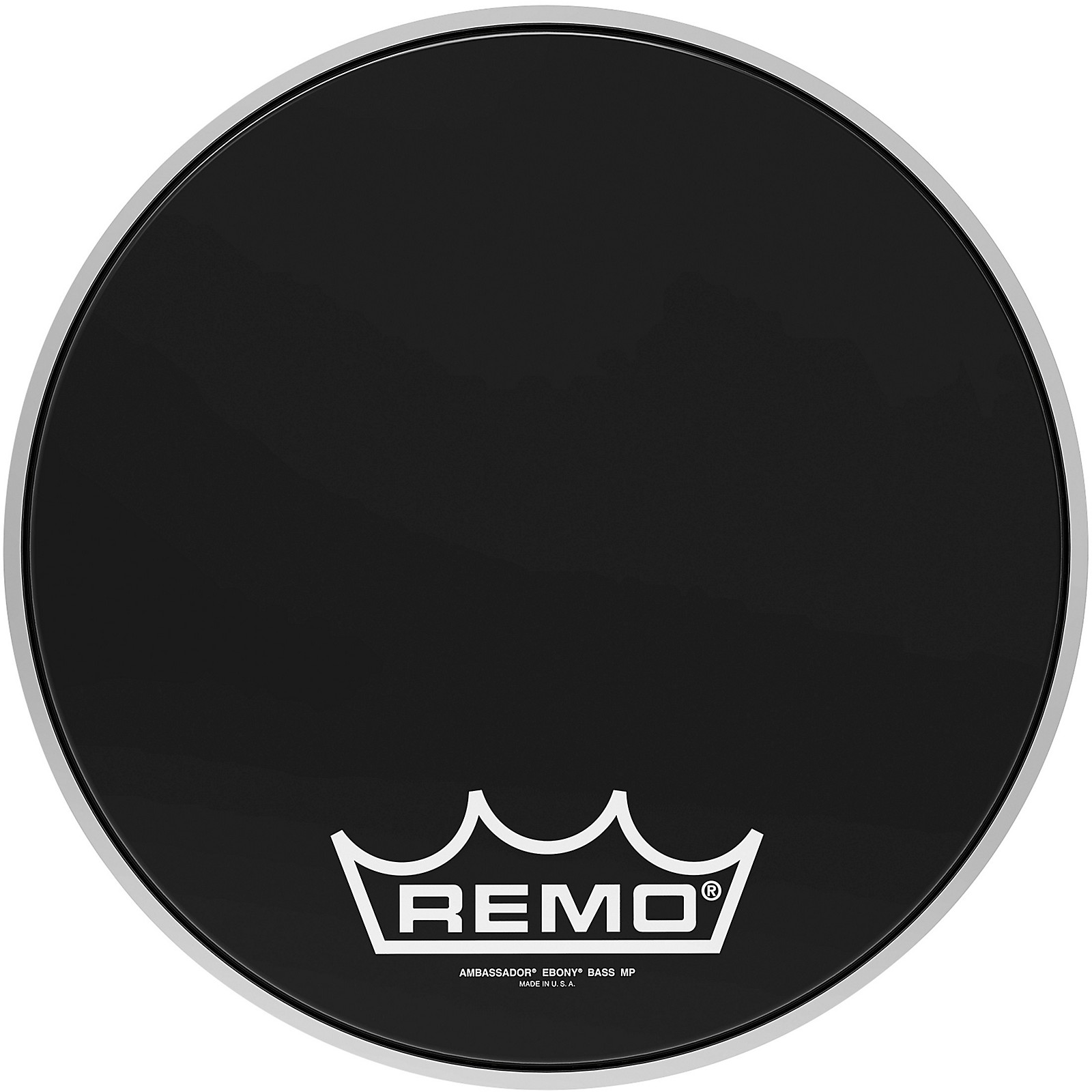 Remo Ebony Ambassador Crimplock Bass Drum Head 14 in. Musician's Friend