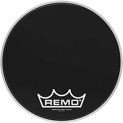 Remo Ebony Ambassador Crimplock Bass Drum Head