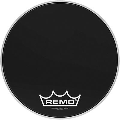 Remo Ebony Ambassador Crimplock Bass Drum Head