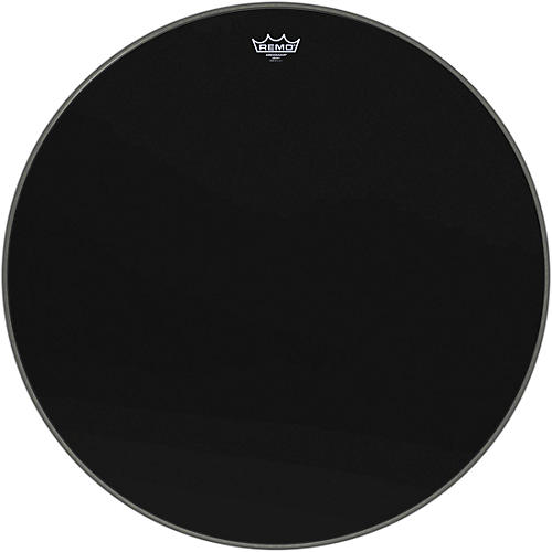 Remo Ebony Ambassador Resonant Bass Drum Head 28 in.