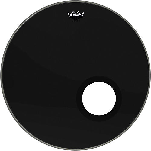 Remo Ebony Powerstroke 3 Resonant Bass Drum Head With 5