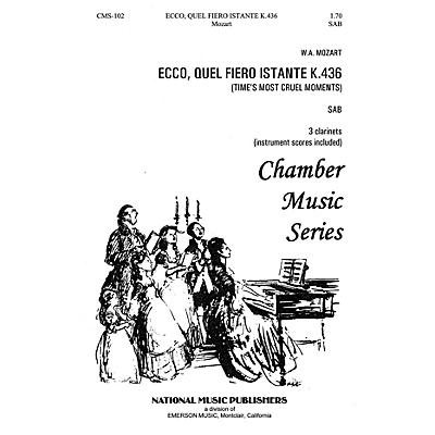 Hal Leonard Ecco Quel Fiero Instante SAB composed by Robert Carl