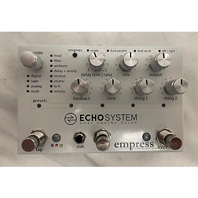 Empress Effects Echo System Dual Engine Delay Effect Pedal