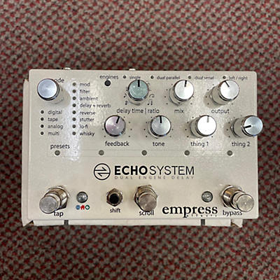 Empress Effects Echo Systems Dual Engine Delay Effect Pedal