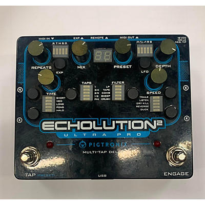 Pigtronix Echolution ULTRA PRO Analog Delay Effect Pedal
