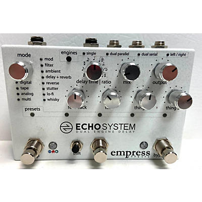 Empress Effects Echosystem Dual Engine Delay Effect Pedal