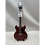 Used Hamer Echotone Hollow Body Electric Guitar Red