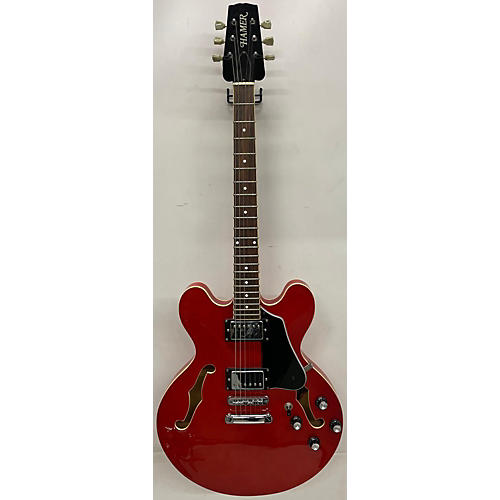 Hamer Echotone Hollow Body Hollow Body Electric Guitar Candy Apple Red